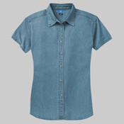 Women's Short Sleeve Value Denim Shirt