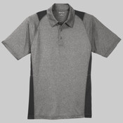 Heather Colorblock Contender Polo
