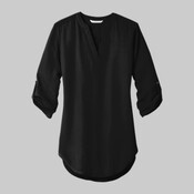 Women's 3/4 Sleeve Tunic Blouse